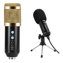 [6290132568576] Kit soporte Microfono Profesional Condenser BM-858BP