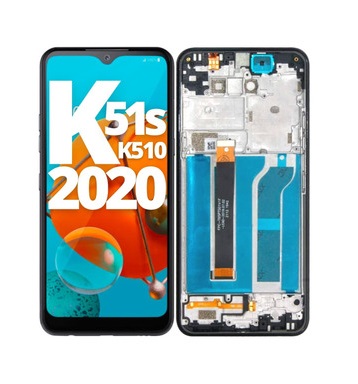 Modulo LG K51s con marco negro (ORIG)