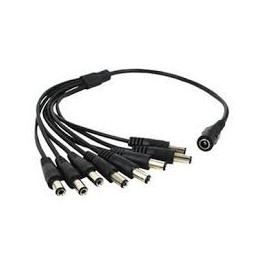 Cable DC 1 hembra a 8 macho