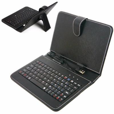 Funda de tablet con teclado lisa 8" + cable lápiz touch (cable USB) liquidación sin cambio