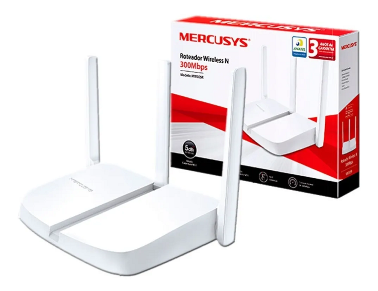 Router Wifi Mercusys 300 Mbps MW305R 3 antenas
