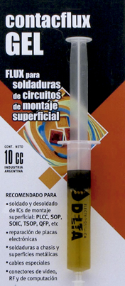 Flux para Soldaduras de Circuitos de Montaje Superficial 10cc