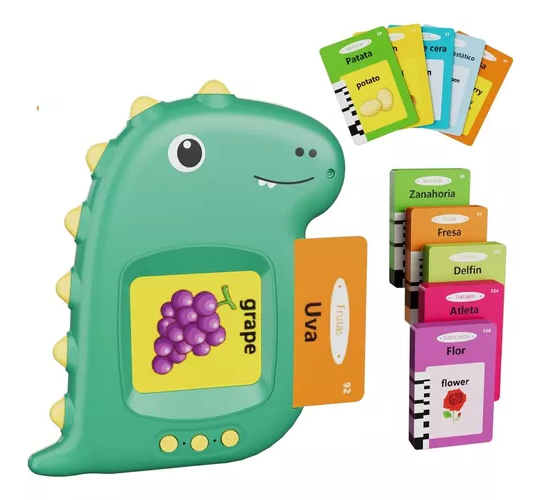Juego Parlante de Tarjetas Didacticas Español / Ingles