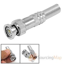 Conector BNC macho para cable coaxial