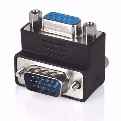 Adaptador VGA macho-hembra tipo L
