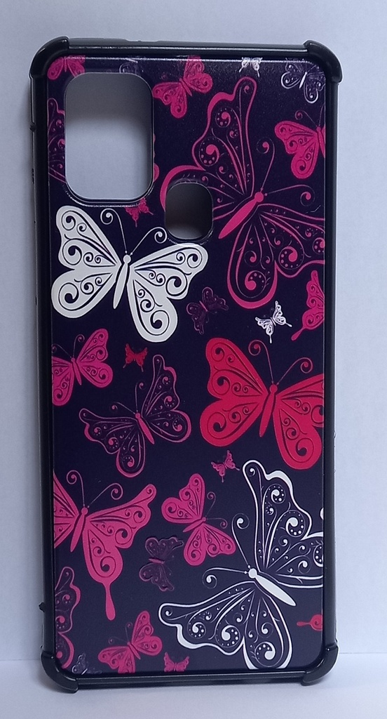 TPU Rigido estampado(Fb) Mariposas Motorola G9 plus