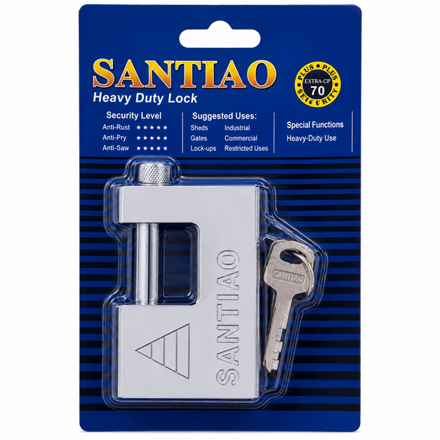 Candado de seguridad blindado 70mm