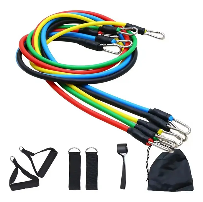 Set Ligas de 5 Bandas Elasticas para Entrenamiento