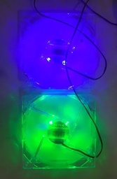 Cooler 12x12 transparente led de color
