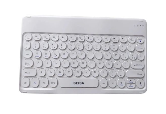 Mini Teclado Bluetooth Ultra Slim Recargable 10" Seisa DN-H031