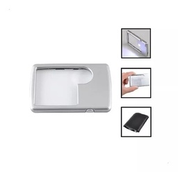 Lupa De Bolsillo con Luz Led 3x/6x