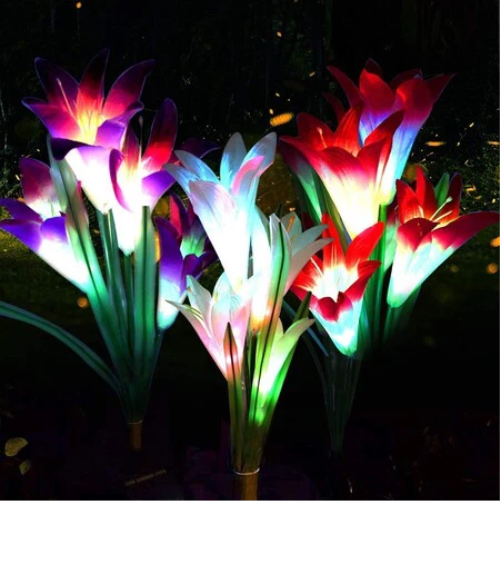 Lirio Led Solar x2u (75cm de alto) KQ-1001