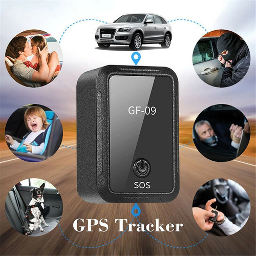 Mini Localizador GPS Magnetico por SIM boton de panico y Microfono GF-09