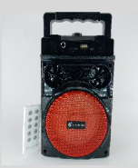 (PREVENTA) Parlante Portatil Karaoke BT Usb Micro Sd Fm Control 4" 5W (13.5*11.8*21.8) AL-SP-121 Rojo