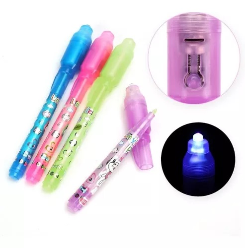 Lapicera Magica de Tinta Invisible con Luz UV