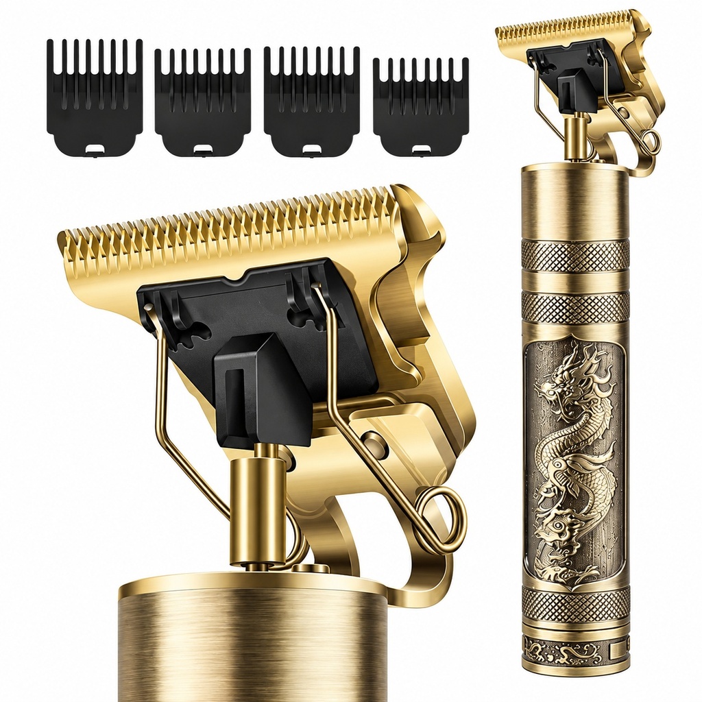 Corta Pelo Inalambrica Recargable Vintage Trimmer  T9