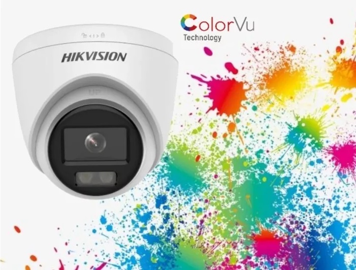 Camara Seguridad Ip Domo Hikvision Color Vu 2mpx 2.8mm H.265+
