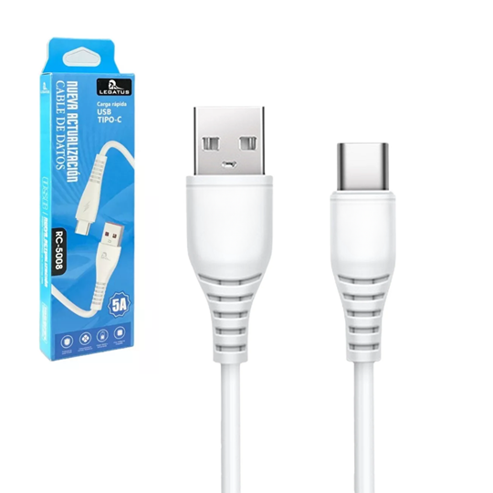 Cable de Datos Carga Rapida Tipo C Legatus RC-5008