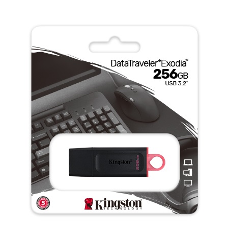 Pendrive 256gb Kingston DataTraveler Exodia 3.2