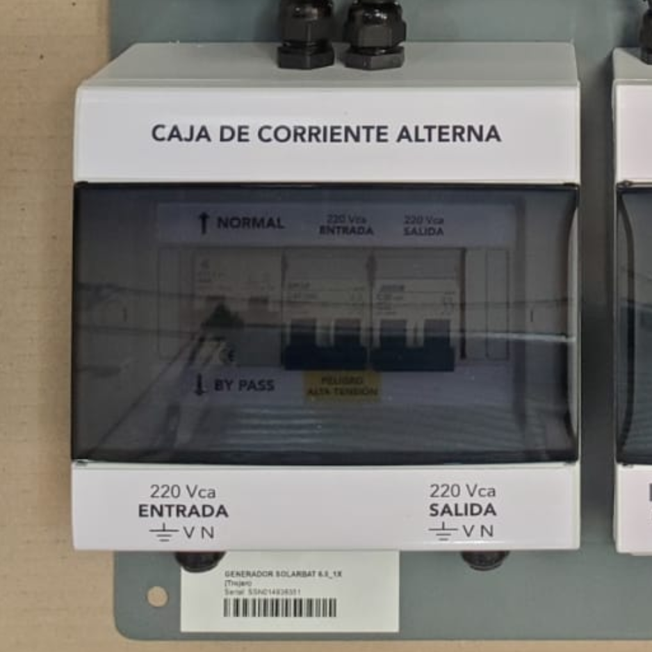 CCBOX plás. 2 strings 2TM2x16A sin SPD