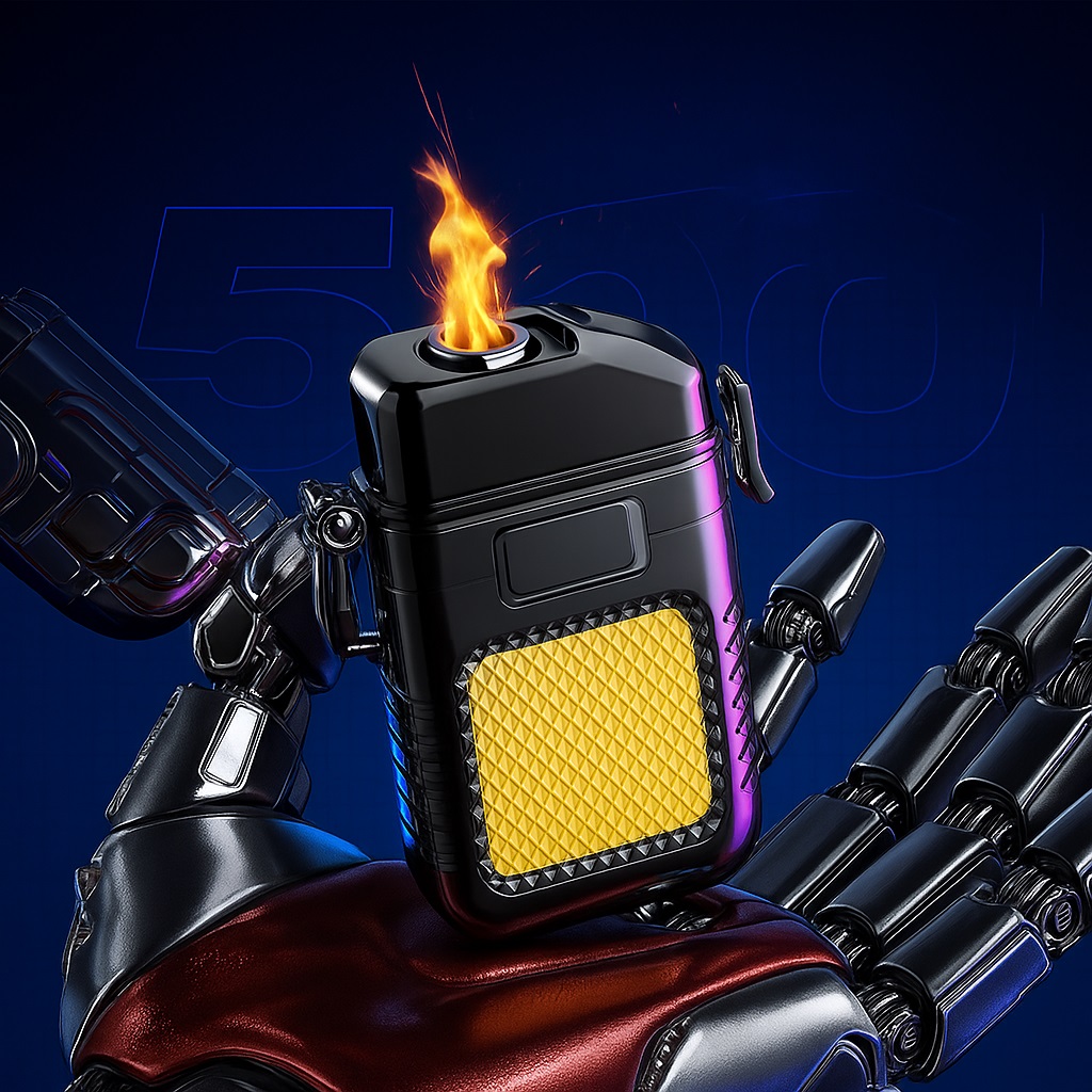 Mini Linterna Cob (3 modos) Recargable Llavero + Encendedor