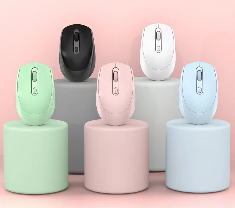 Mouse Inalambrico Recargable Dual 2.4G y BT Seisa DN-N614 (colores varios)