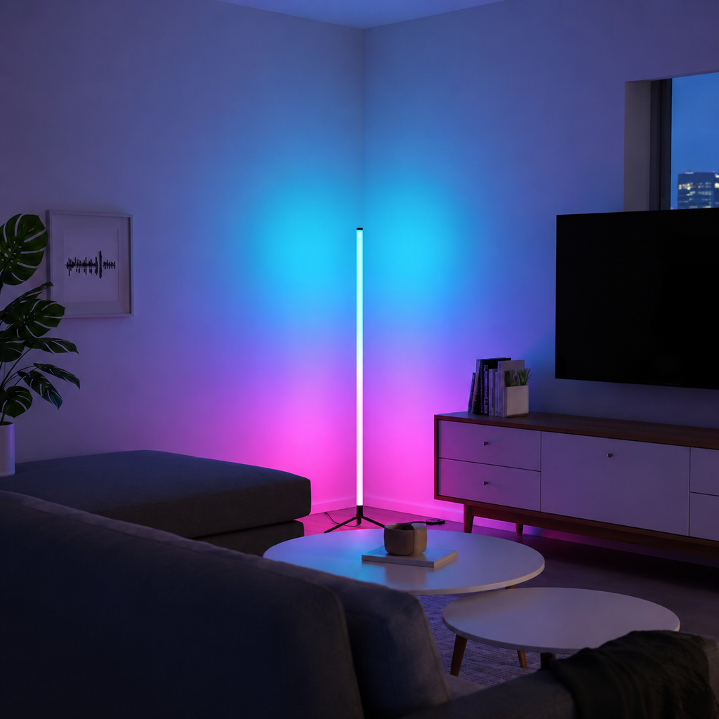 Luz Led Rgb Esquinero con Control 104cm