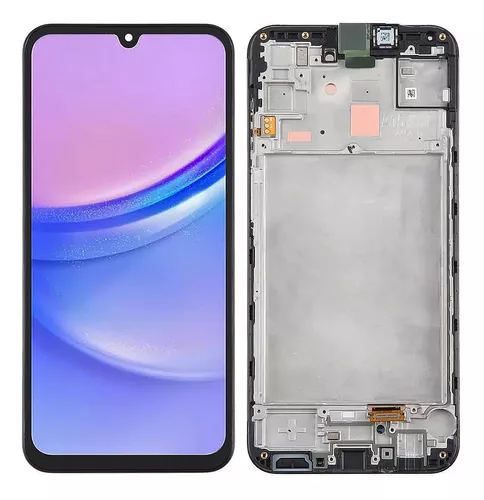 Modulo Samsung A15 / A15 5G con marco negro (ORIG Gold Edition)