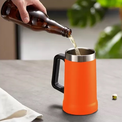 Vaso Termico Cervecero 709ml (Naranja)
