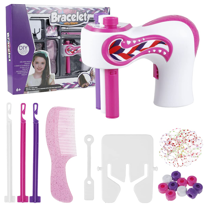 Maquina Trenzadora Infantil con Accesorios