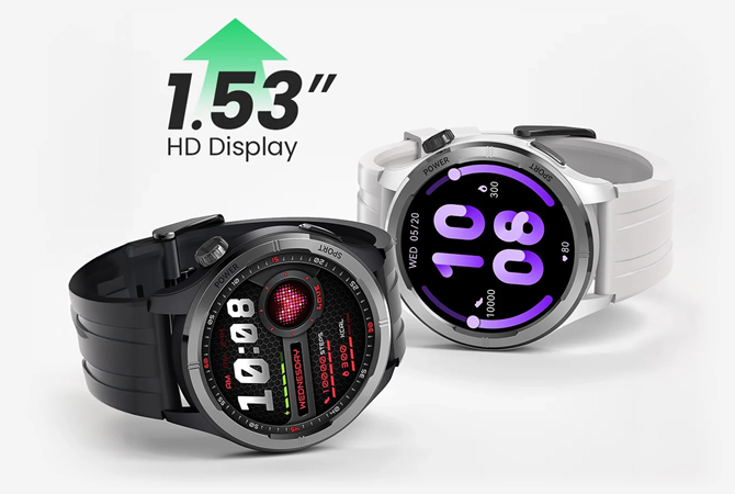 Reloj Pulsera Smartwatch Haylou Solar Neo HF008 2 en 1 Negro (22mm)