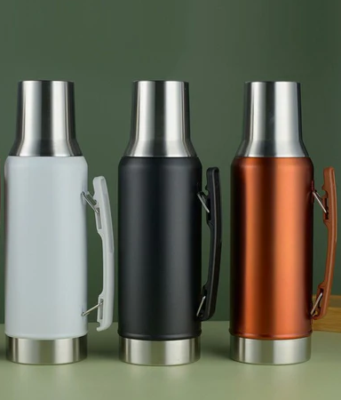 Termo de Acero 1.2L Hengda Marron