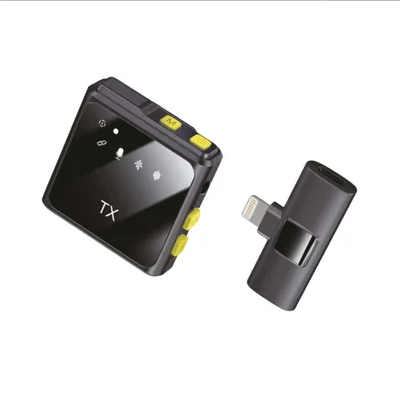 Microfono Corbatero Inalambrico 2.4G Lightning F9-IP