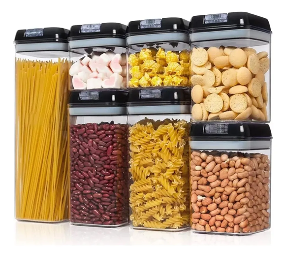 Set Contenedor de Alimentos 7pcs