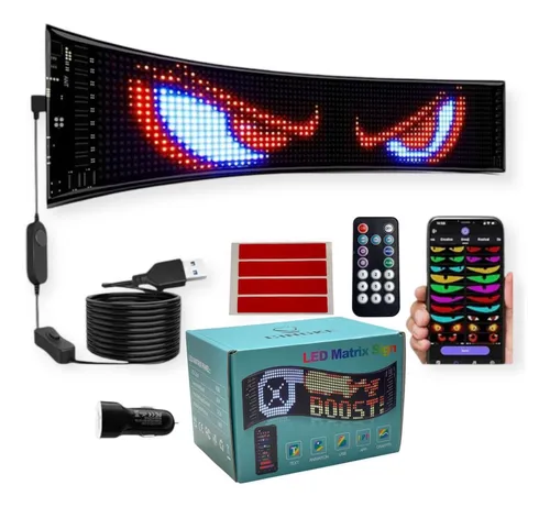 Cartel Led Flexible Programable (10x37cm)