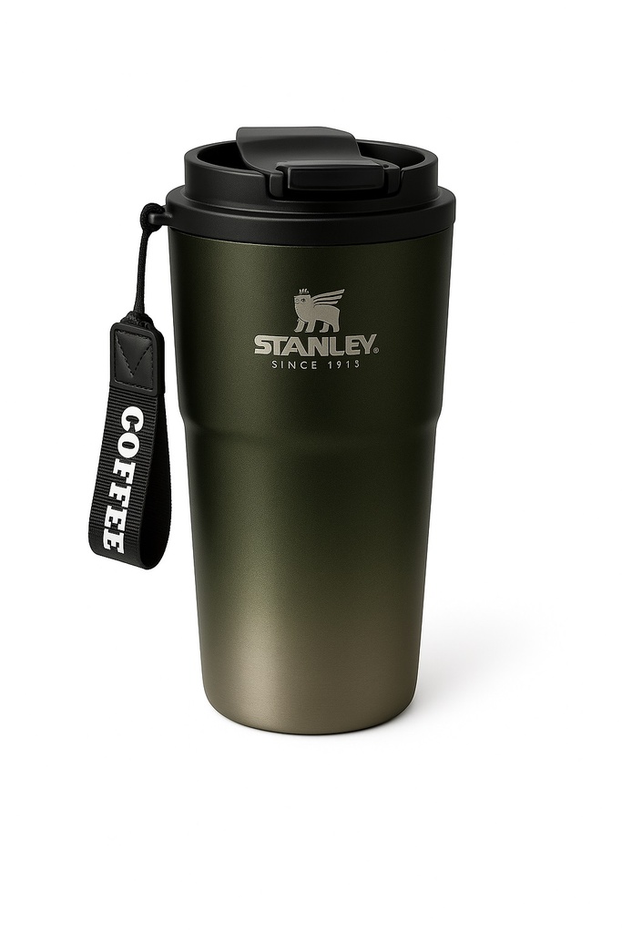 Vaso Termico Doble Pico Stanley 500ml Verde