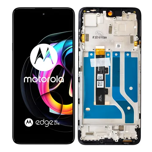 Modulo Motorola Edge 20 lite con marco negro (INCELL)