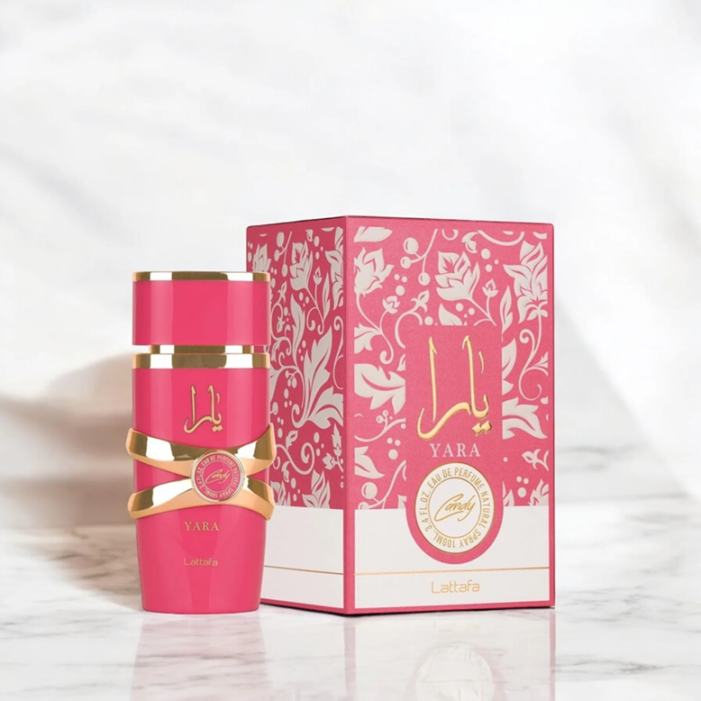 Perfume Yara Lattafa Candy 100ml (Caja con Detalle)