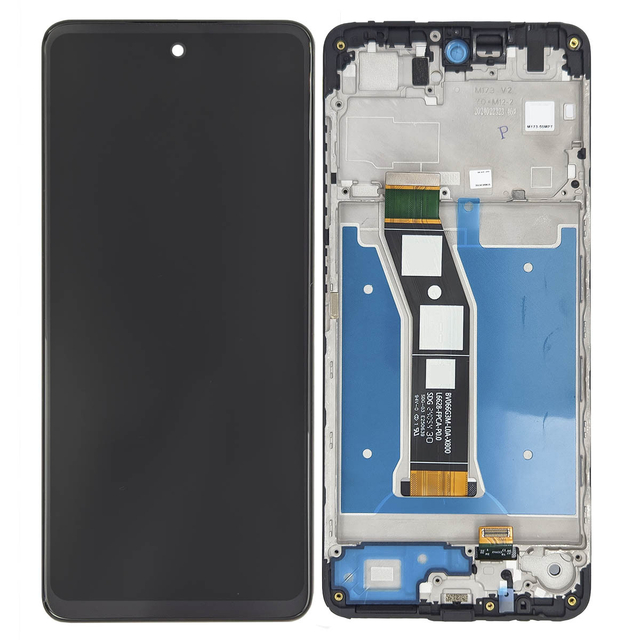 Modulo Motorola Moto G04 / G04s / E14 con marco negro (ORIG)