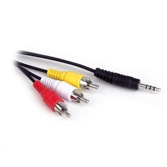 Cable 3 rca a Miniplug 1,5m MYE-1106