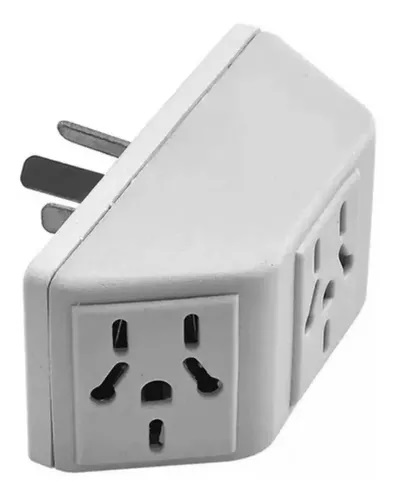 Enchufe Triple Piramide 220V (Toma Argentina)