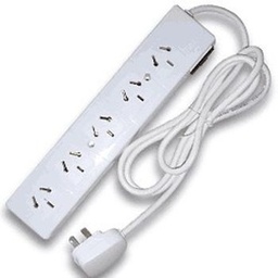Zapatilla Toma Corriente con Interruptor Sicilia, 5 Tomas, 1,5Mts &