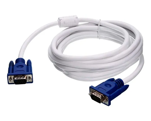 Cable VGA a VGA macho - macho 5m con doble filtro Reforzado