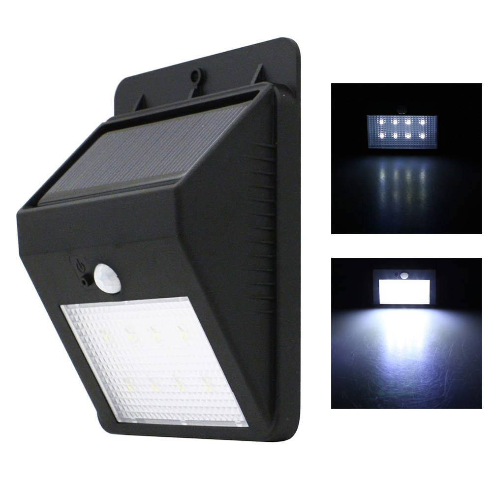Reflector de Pared Solar con Sensor de Luz y Movimiento 20 led SL-20