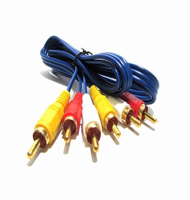 Cable de 3 Rca a 3 Rca 1,5Mts Reforzado