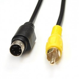 Cable S-Video 4 pines macho a RCA macho 2M