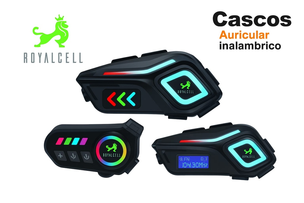 Auricular para Casco Moto Bluetooth con Microfono FM RK08