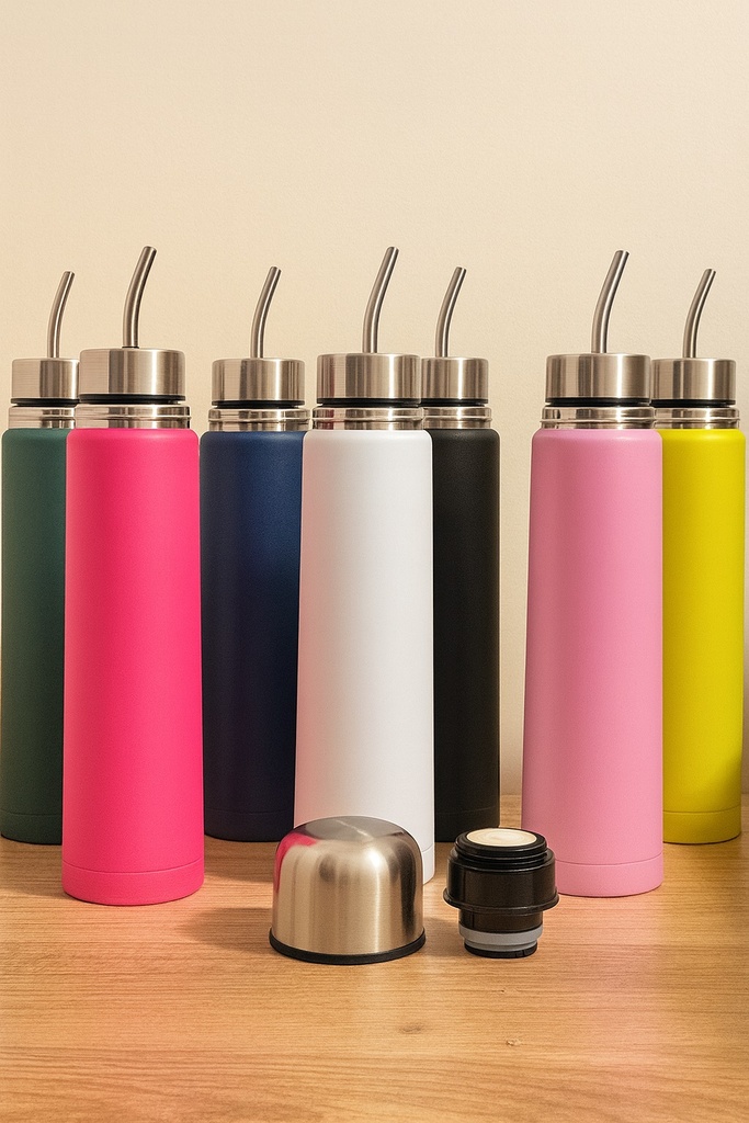 Termo + Mate Listo 2 en 1 de Acero 500ml Rosa