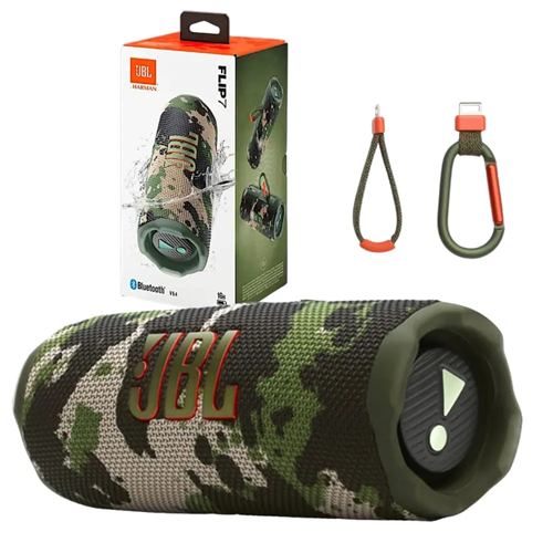 Parlante Portatil Bluetooth JBL Flip 7 Camuflado (ORIGINAL)