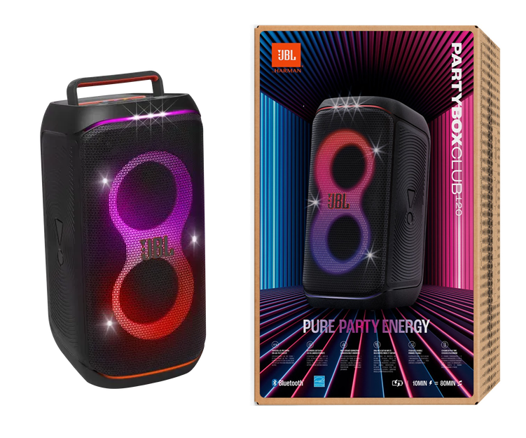 Parlante Portatil Bluetooth JBL Party Box Club 120 Negro (ORIGINAL)